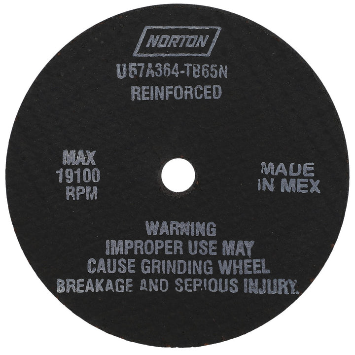 4 x 1/16" 36-Grit Aluminum Oxide Grinding & Cutoff Wheel - Norton 66243517454