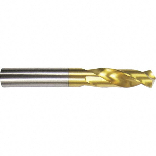 #37 High-Speed Steel Stub Drill Bit, TiN, 118° point - Guhring 9006530026400