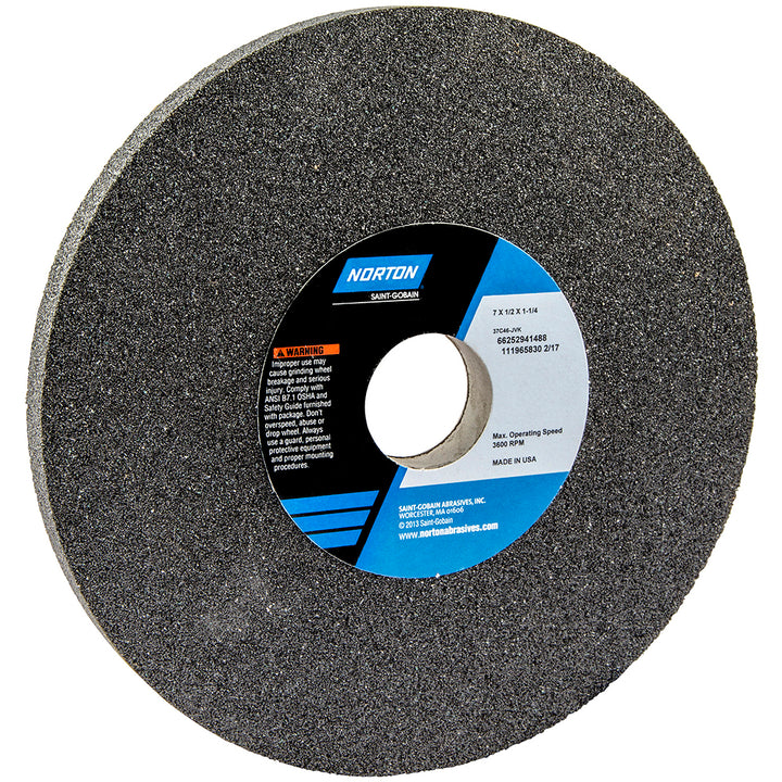 7 x 1/2" 46-Grit Silicon Carbide Grinding & Cutoff Wheel - Norton 66252941488