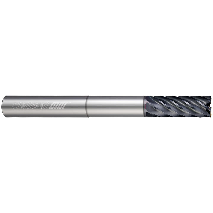 3/8" 5-Flute Solid Carbide Corner Radius End Mill, Tplus - Helical Solutions 86769