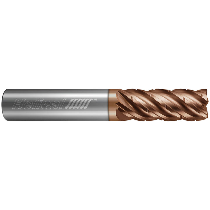 1/2" 6-Flute Solid Carbide Corner Radius End Mill, Tplus - Helical Solutions 59933