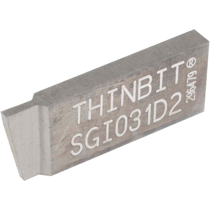 Carbide Insert, Grade Dura-Max 2000 - Thin Bit SGI031D2