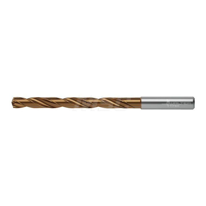0.4134" Solid Carbide Drill Bit, TiSiAlCrN, 140° point - Walter-Titex 7377913