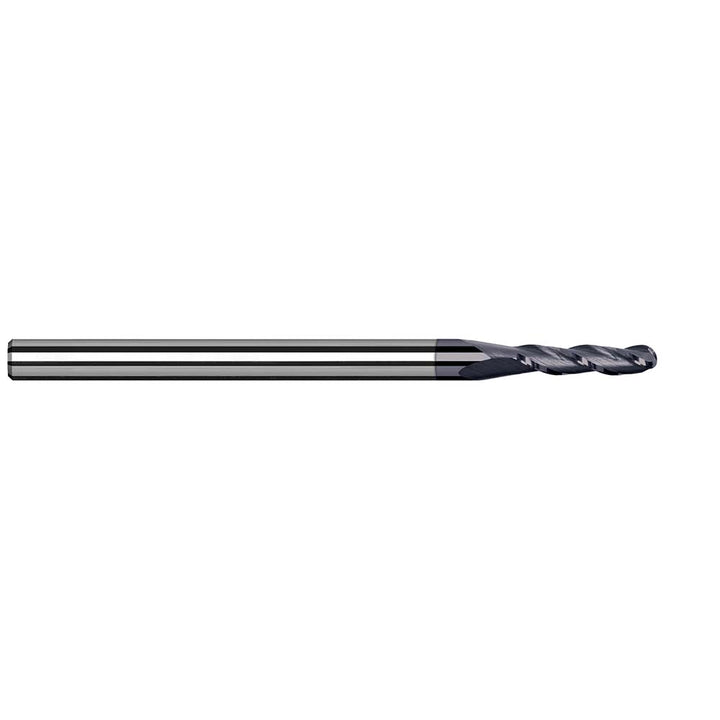 1/16" 4-Flute Solid Carbide Ball End Mill, AlTiN Nano - Harvey Tool 893062-C6