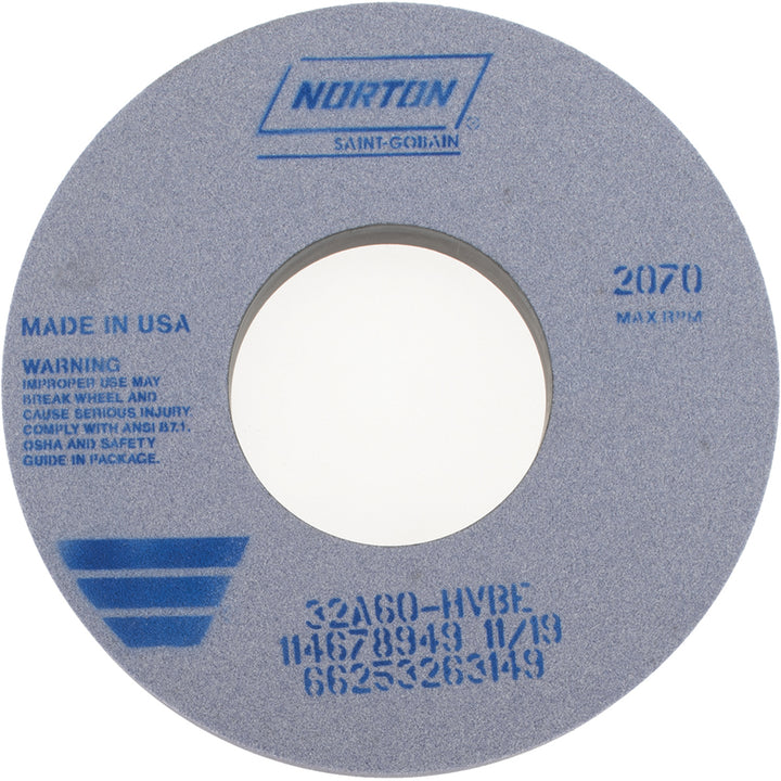 12 x 1-1/2" 60-Grit Aluminum Oxide Grinding & Cutoff Wheel - Norton 66253263149