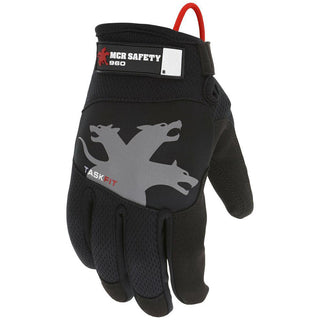 2X-Large Black Nylon; Spandex; Synthetic Leather Mechanic's & Lifting Gloves - MCR Safety 960XXL