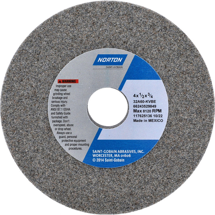 60-Grit Aluminum Oxide Grinding & Cutoff Wheel - Norton 66243529849