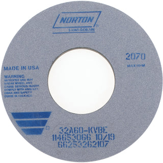 12 x 1/2" 60-Grit Aluminum Oxide Grinding & Cutoff Wheel - Norton 66253262107