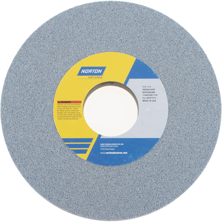 12 x 1" 46-Grit Ceramic Grinding & Cutoff Wheel - Norton 66253262488
