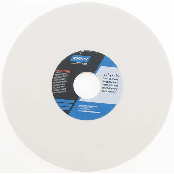 8 x 1/4" 150-Grit Aluminum Oxide Grinding & Cutoff Wheel - Norton 66253043451