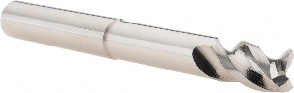 1/2" 3-Flute Solid Carbide Corner Radius End Mill - Iscar 5622926