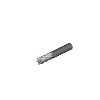 3/4" 5-Flute Solid Carbide Corner Radius End Mill, AlTiN - Iscar 5623159
