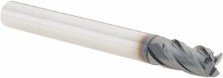 0.2190" 4-Flute Solid Carbide Corner Radius End Mill, AlTiN - Iscar 5623106