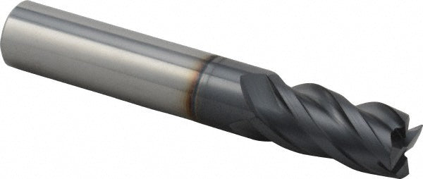 7/16" 4-Flute Solid Carbide Square End Mill, AlTiN - Iscar 5623114