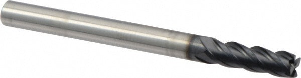 1/8" 4-Flute Solid Carbide Square End Mill, TiAlN - Iscar 5623099