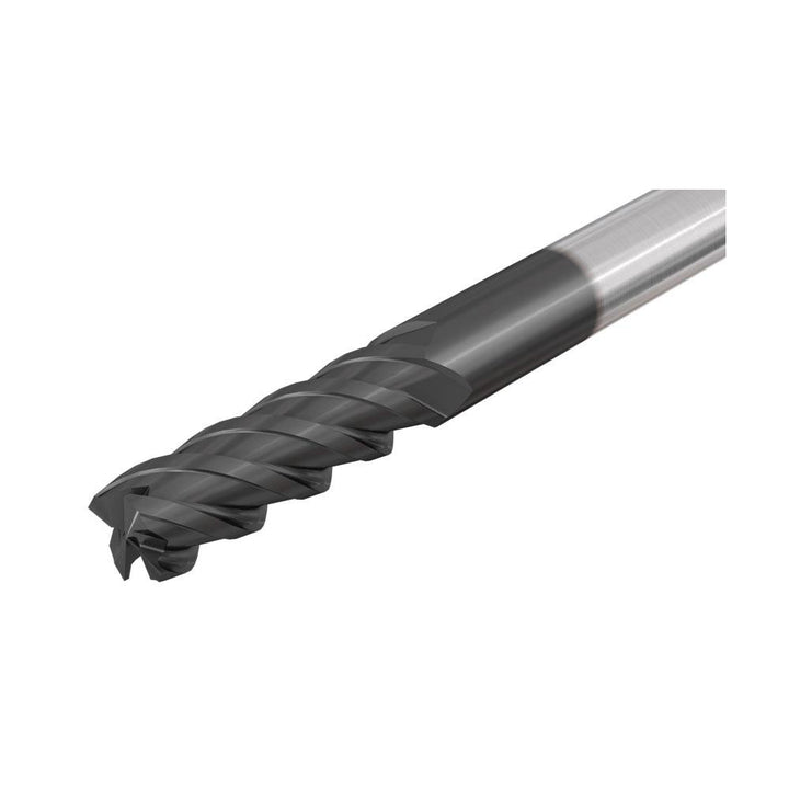 7/16" 4-Flute Solid Carbide Square End Mill, TiAlN - Iscar 5620955