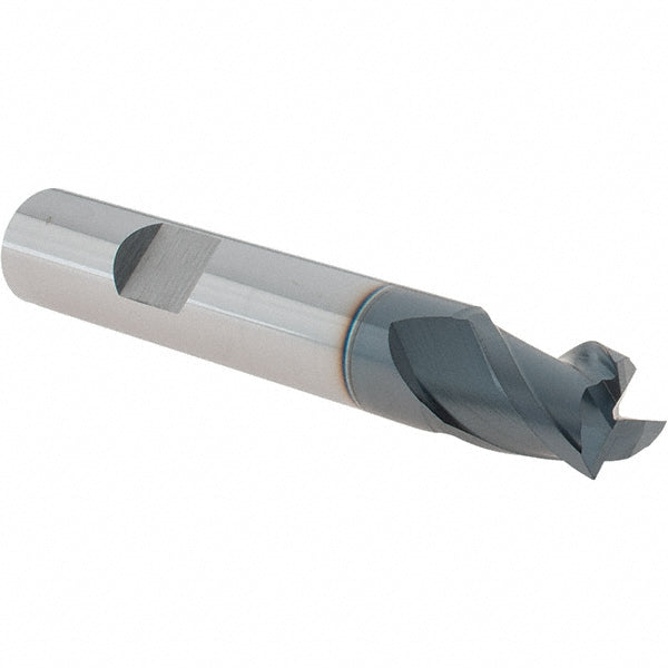 0.4606" 3-Flute Solid Carbide Square End Mill, TiAlN - Iscar 5620519
