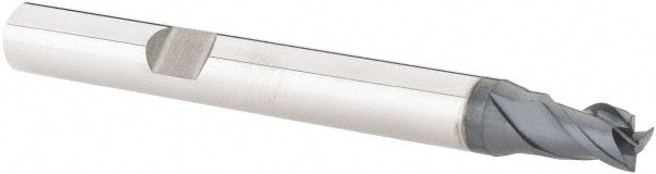 0.1890" 3-Flute Solid Carbide Square End Mill, TiAlN - Iscar 5620426