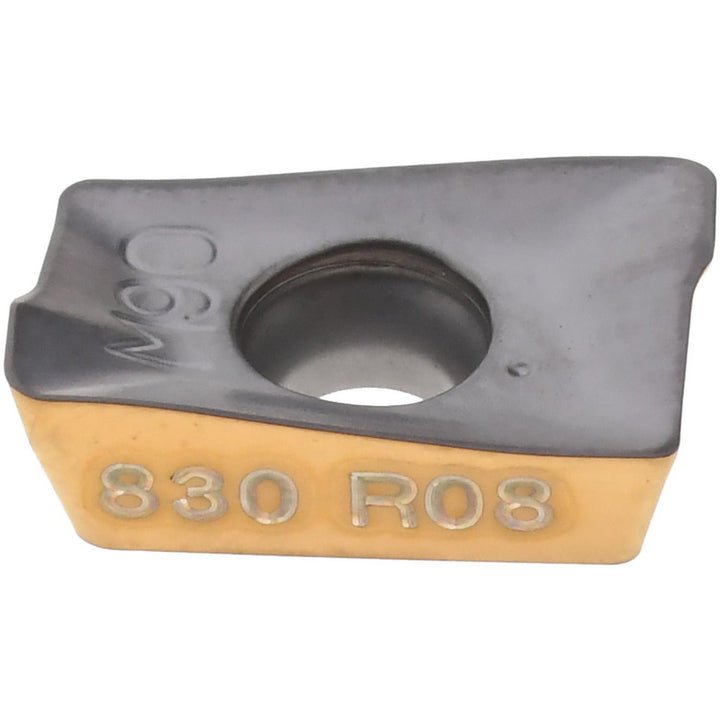 HM90 APKT 100308R Solid Carbide Insert, Grade IC830, AlTiN - Iscar 5606398