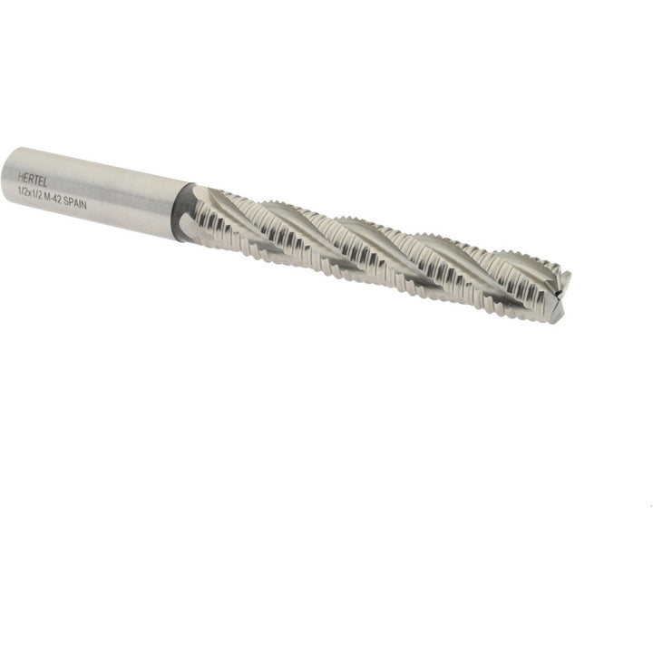 0.5000" 4-Flute Cobalt Single End Mill - Hertel 91191890