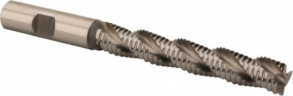 0.5000" 3-Flute Cobalt Single End Mill - Hertel 91192179