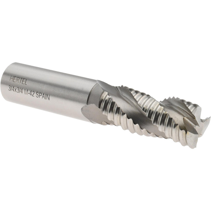 0.75" 3-Flute Cobalt Roughing End Mill - Hertel 91192203