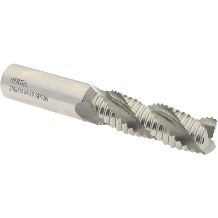 0.7500" 3-Flute Cobalt Single End Mill - Hertel 91192211