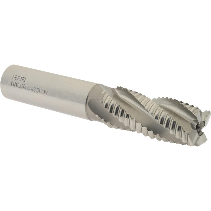 0.6875" 4-Flute Cobalt Single End Mill - Hertel 91192484