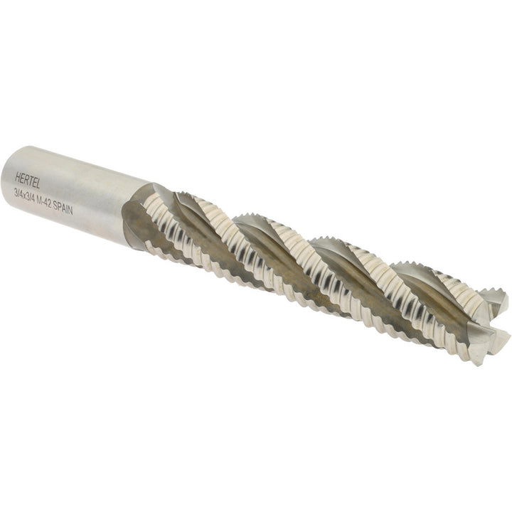 0.7500" 4-Flute Cobalt Single End Mill - Hertel 91192542