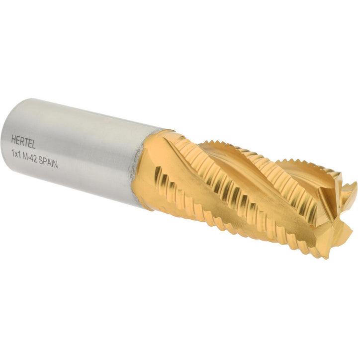 1.0000" 5-Flute Cobalt Single End Mill, TiN - Hertel 91192922