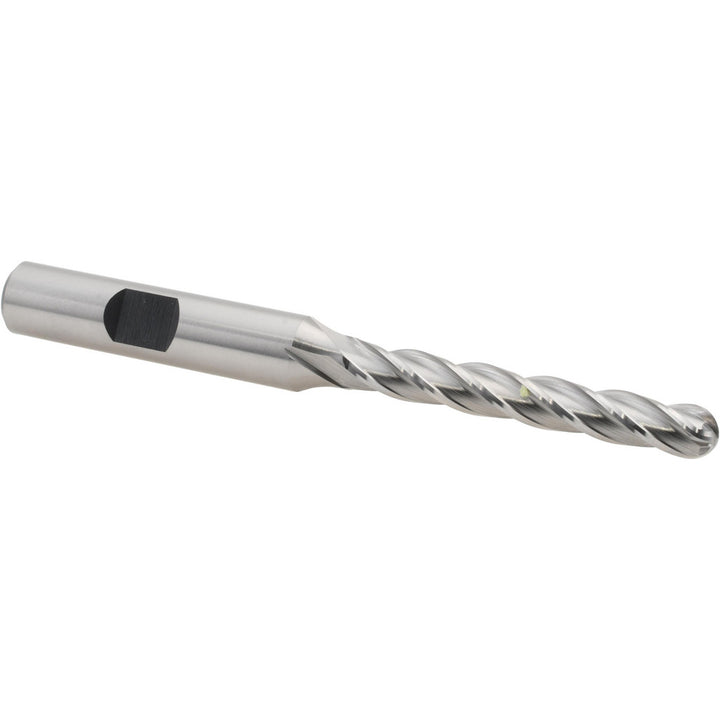 1/4" 4-Flute Cobalt Ball End Mill - Hertel E299914035
