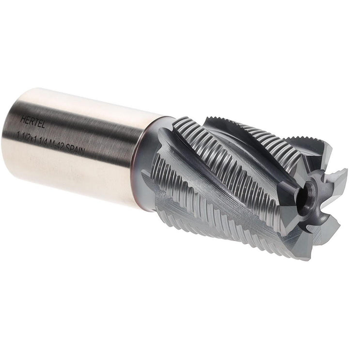 1.5000" 6-Flute Cobalt Single End Mill, TiCN - Hertel 91196485