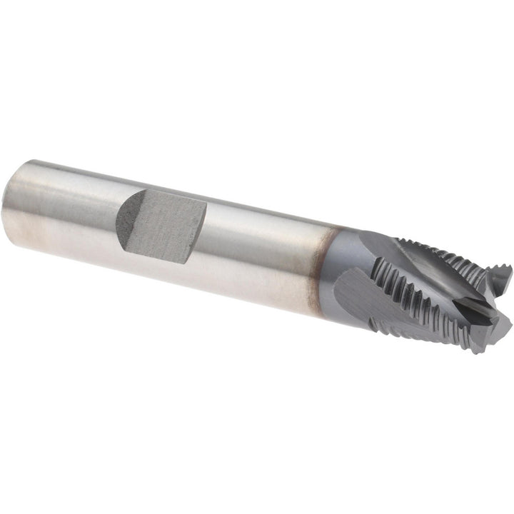 0.375" 4-Flute Cobalt Roughing End Mill, TiCN - Hertel 91196576