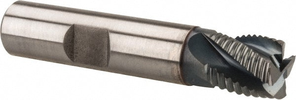 0.5000" 4-Flute Cobalt Single End Mill, TiCN - Hertel 91196592