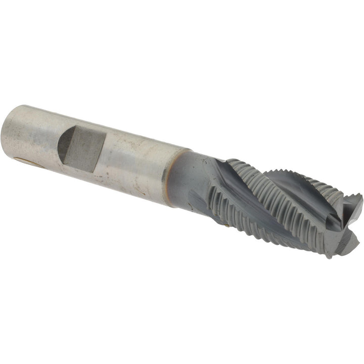 0.5512" 4-Flute Cobalt Single End Mill, TiCN - Hertel 91196758