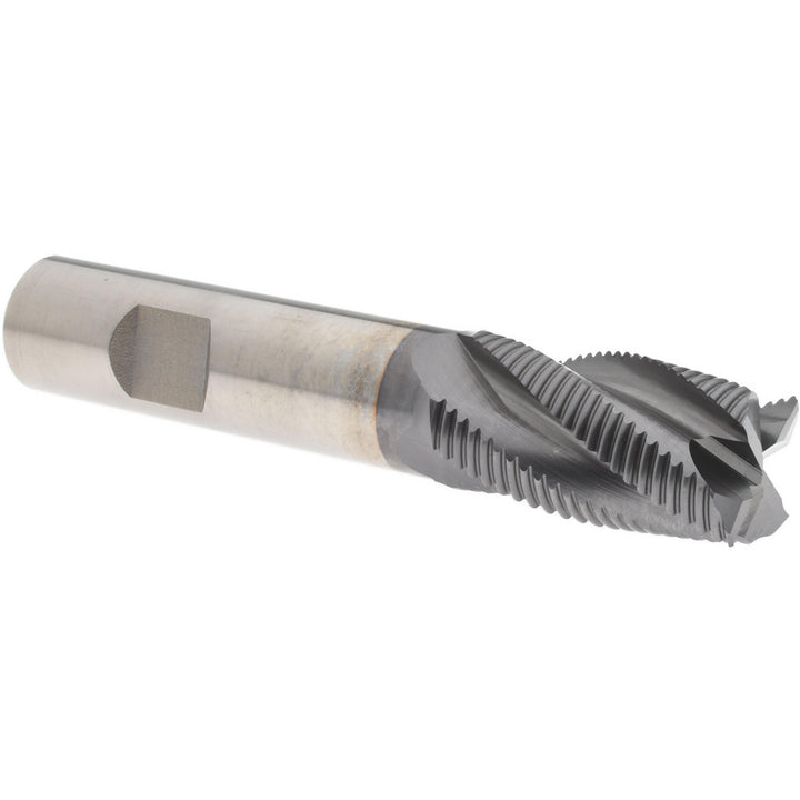 0.7087" 4-Flute Cobalt Single End Mill, TiCN - Hertel 91196782