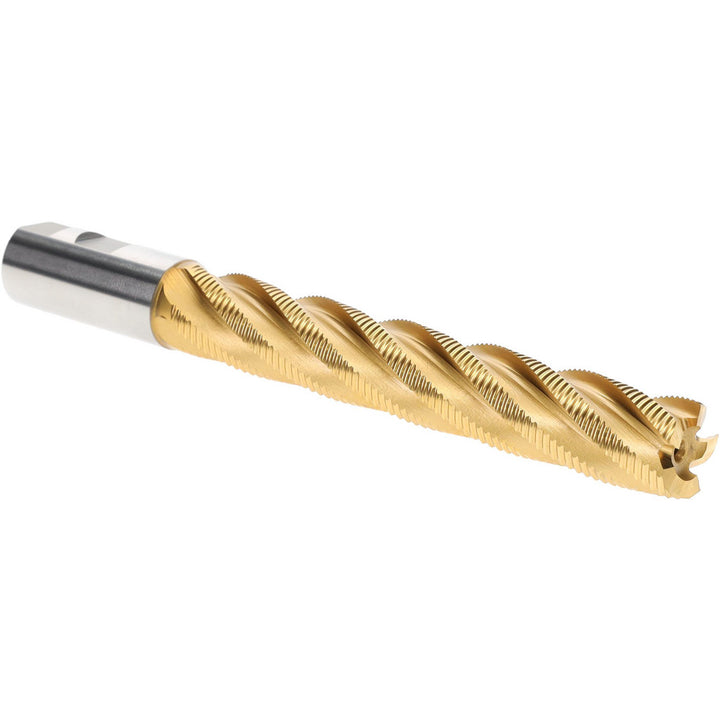 1.0000" 5-Flute Cobalt Single End Mill, TiN - Hertel 91196881