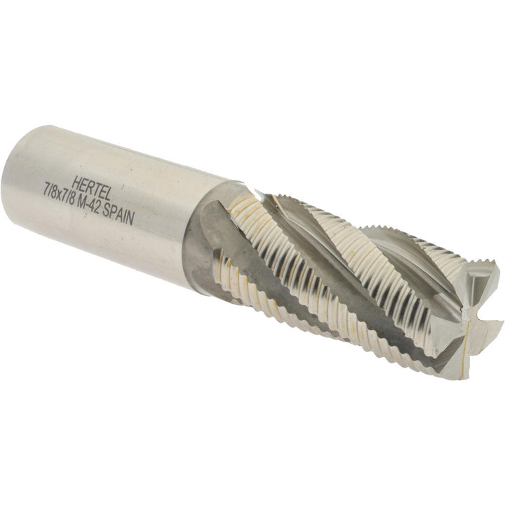 0.8750" 5-Flute Cobalt Single End Mill - Hertel 91197392