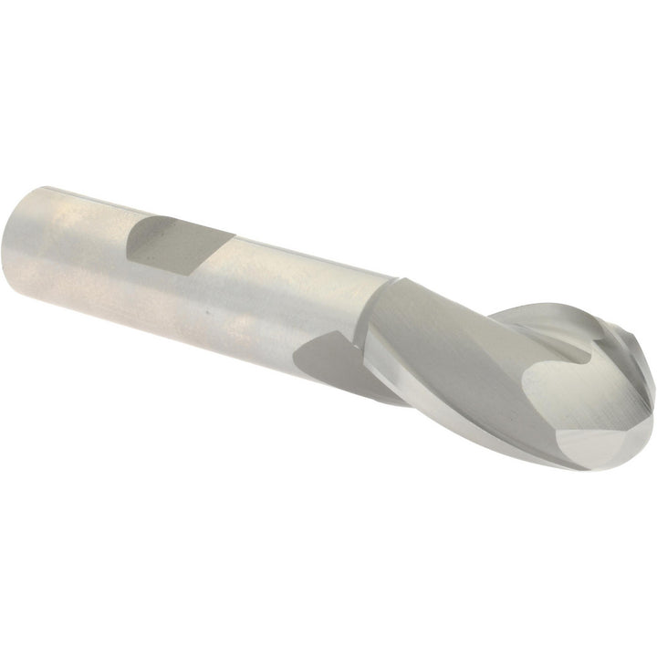 5/8" 2-Flute High Speed Steel Ball End Mill - Hertel GG110901
