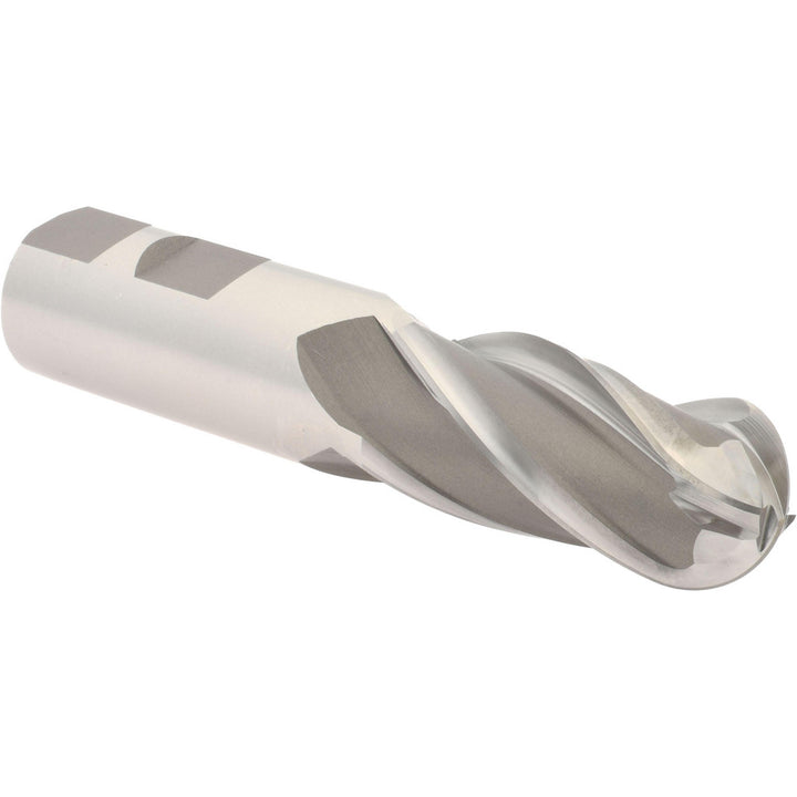 7/8" 4-Flute High Speed Steel Ball End Mill - Hertel GG020056