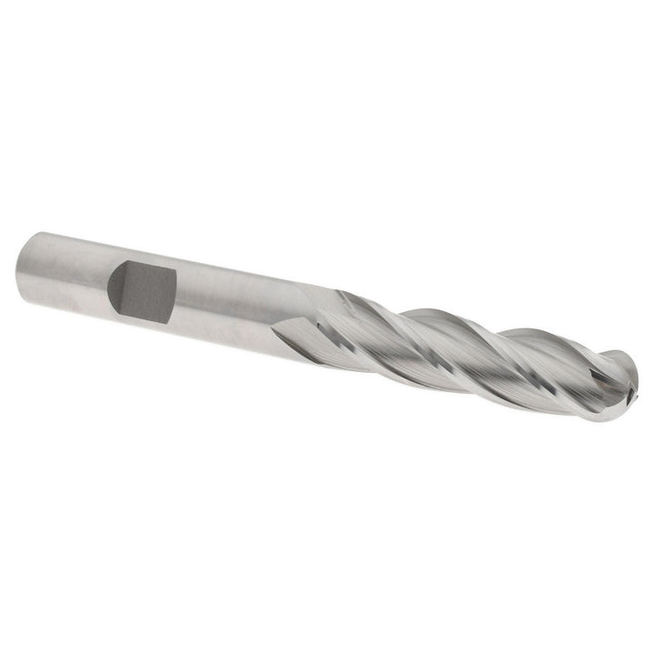 3/8" 4-Flute High Speed Steel Ball End Mill - Hertel GG021024
