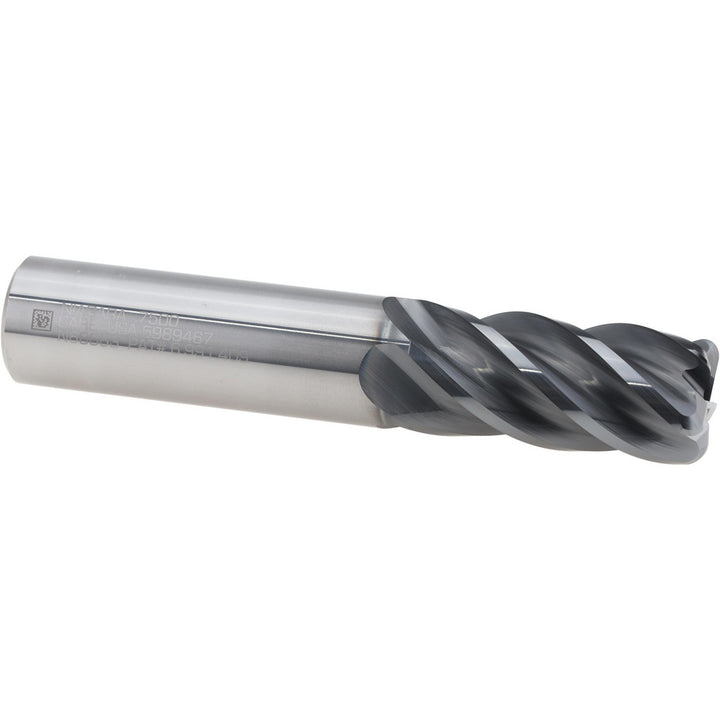 3/4" 5-Flute Solid Carbide Corner Radius End Mill, AlCrN - Seco 17004338
