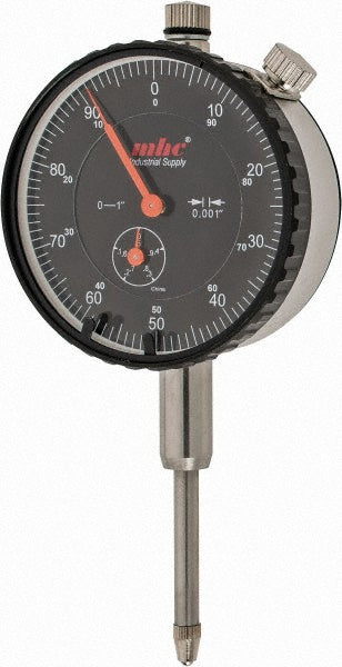1.0000" Dial Indicator, 0.001000" grad - Value Collection 6605-4080