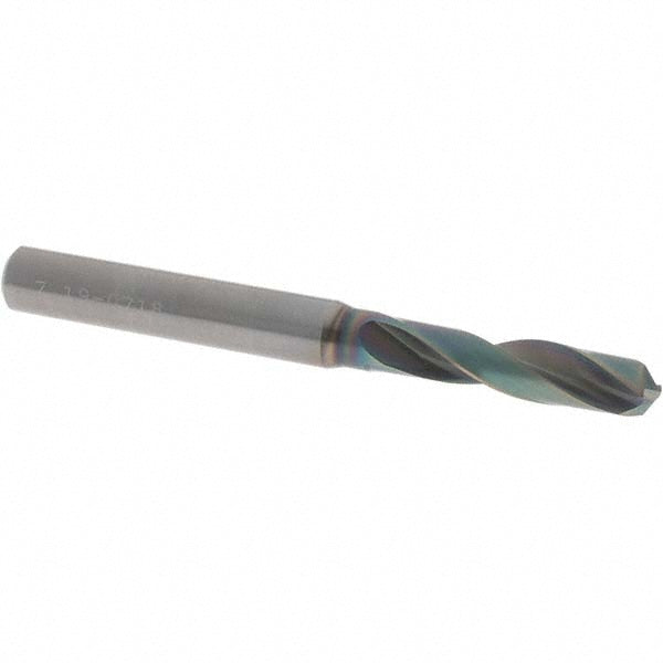 0.2756" Solid Carbide Screw Machine Drill Bit, Coated, 140° point - OSG HP243-2756