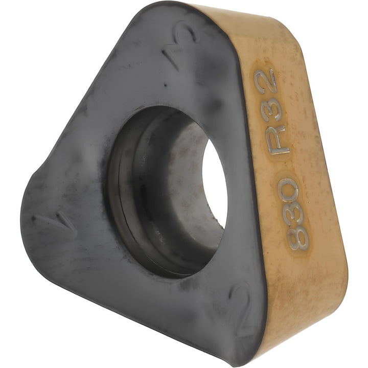 HM390 TDKT 150532-PDR Solid Carbide Insert, Grade IC830, AlTiN - Iscar 5666731