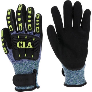 Medium Black; Blue; White Tuffalene UHMWPE Cut-Resistant Gloves - Global Glove & Safety Mfg. CIA617V-8(M)
