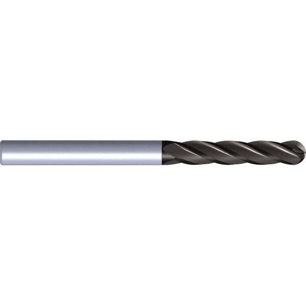 5/64in" 4-Flute Solid Carbide Ball End Mill, TiAlN - Kennametal 5824502