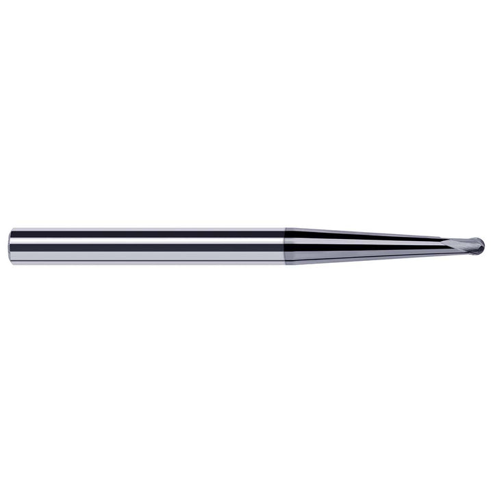 1/4" 2-Flute Solid Carbide Ball End Mill, AlTiN Nano - Harvey Tool 37716-C6