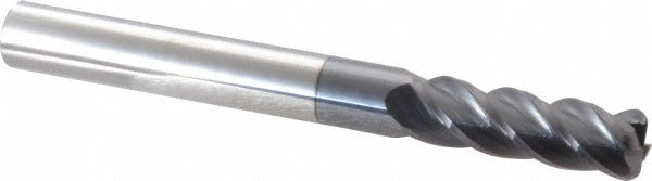5/8" 4-Flute Solid Carbide Corner Radius End Mill, AlTiN - Accupro 12183602