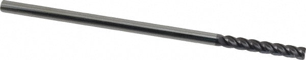 1/4" 4-Flute Solid Carbide Corner Radius End Mill, AlTiN - Accupro 12183655